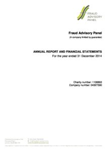 Annual Report and Accounts 2014 document cover