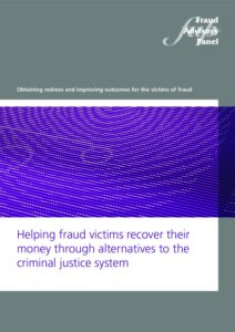 Helping fraud victims recover their money 2012 document cover