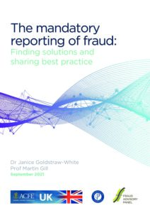 The mandatory reporting of fraud 2021 document cover