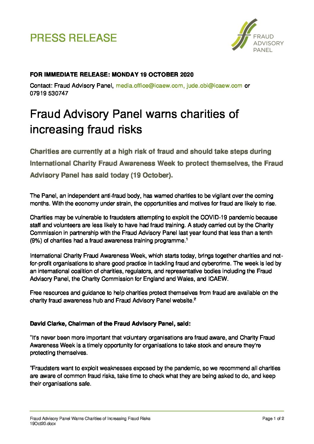 Fraud-Advisory-Panel-Warns-Charities-of-Increasing-Fraud-Risks-19Oct20 document cover