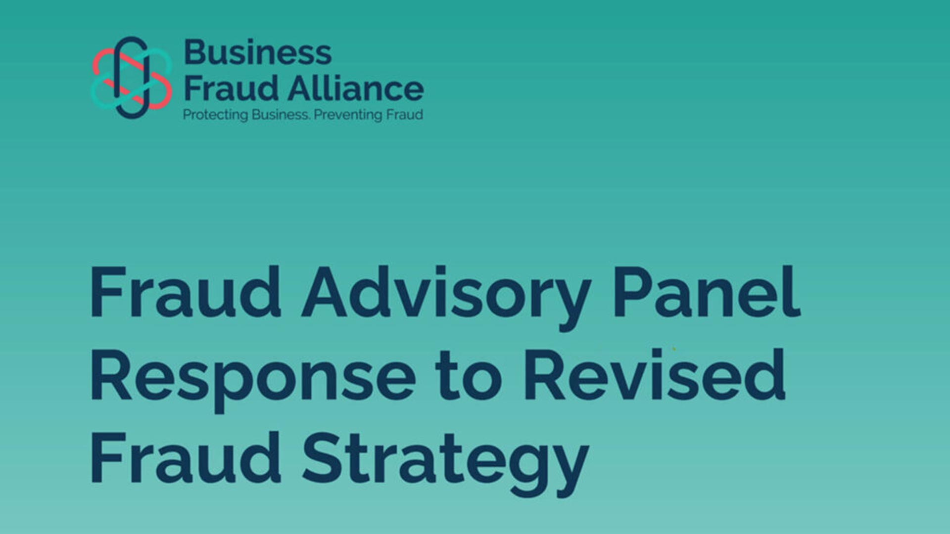 Response to revised fraud strategy Response to revised fraud strategy